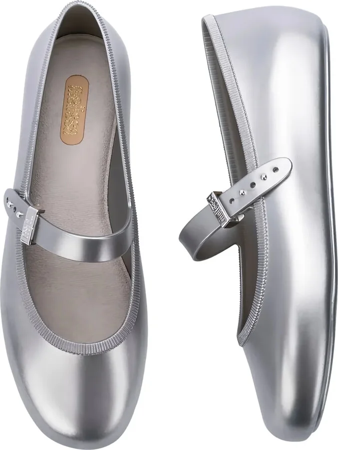Soft buckle-strap ballerinas - Image 4