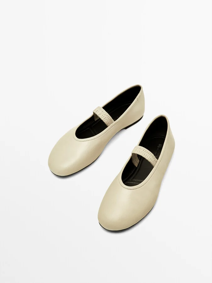 Soft Elastic Ballet Flats - Image 3