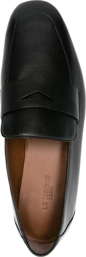 Soft Placket leather loafers - Image 4
