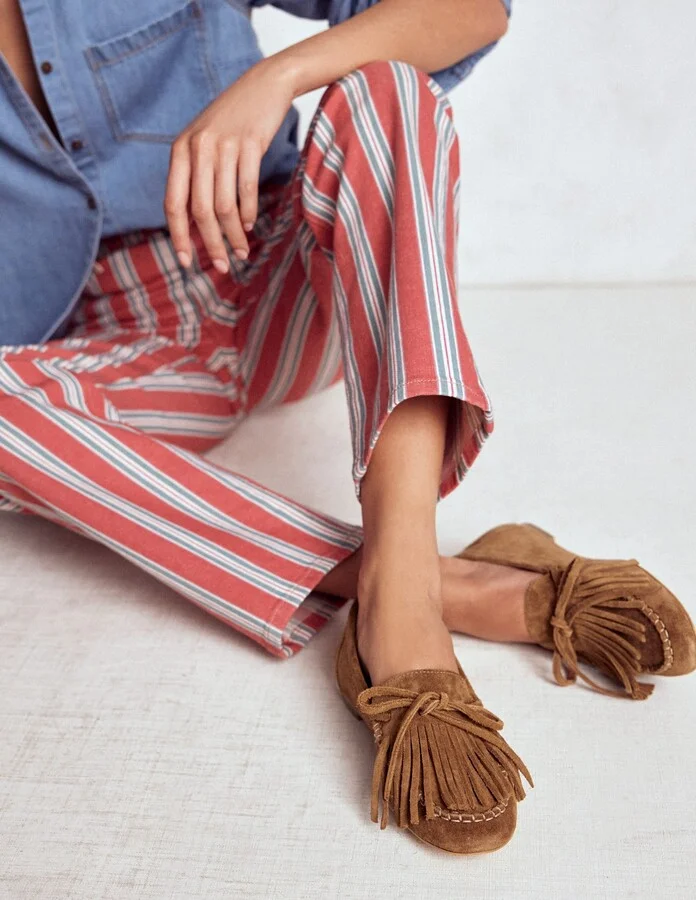 Soft Tassel Deck Shoes, Post Box Red - Image 3