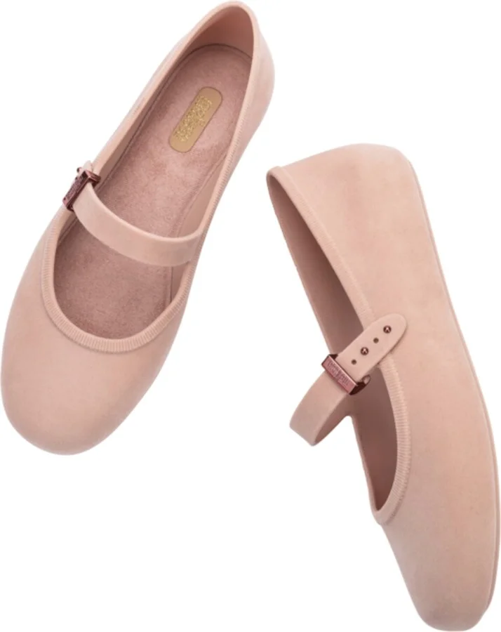 Soft Velvet Ballerina Flat - Image 3
