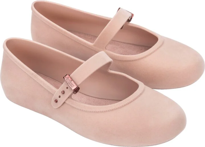 Soft Velvet Ballerina Flat