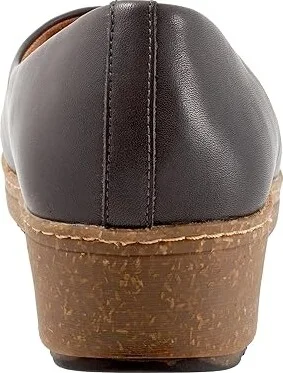 SoftWalk Addie Women's Shoes Dark Grey : 11 M (B), Leather - Image 4