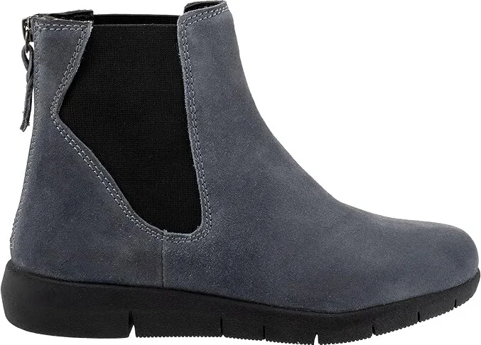 SoftWalk Albany Women's Boots Smoke Suede : 10.5 M (B), Leather - Image 7