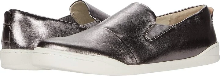 SoftWalk Alexandria Women's Shoes Pewter Leather : 7.5 N (AA)