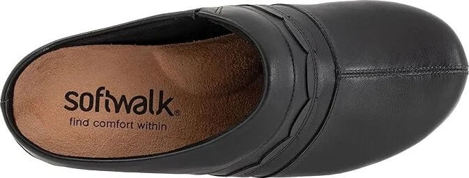 SoftWalk Amber 3.0 Women's Flat Shoes Black : 10.5 M (B), Leather - Image 2