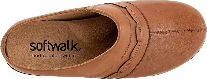 SoftWalk Amber 3.0 Women's Flat Shoes Luggage : 10.5 W (D), Leather - Image 2
