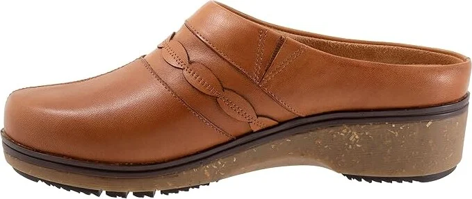 SoftWalk Amber 3.0 Women's Flat Shoes Luggage : 10.5 W (D), Leather - Image 6