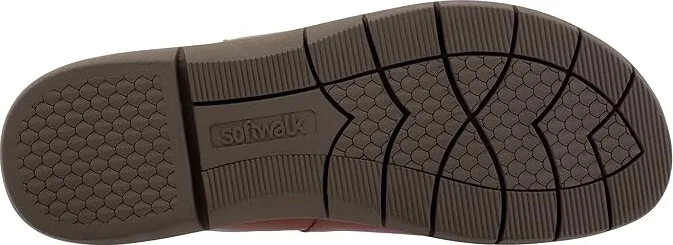 SoftWalk Andria Women's Shoes Dark Red : 9.5 N (AA), Leather - Image 3