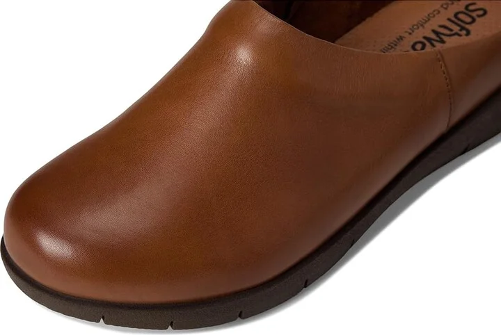 SoftWalk Andria Women's Shoes Luggage : 8 WW (EE), Leather - Image 7
