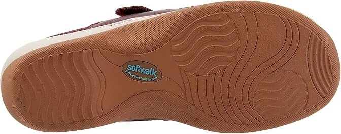 SoftWalk Arcadia Women's Shoes Burgundy : 8 M (B), Textile/Mesh/Leather - Image 3
