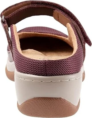 SoftWalk Arcadia Women's Shoes Burgundy : 8 M (B), Textile/Mesh/Leather - Image 4