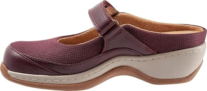 SoftWalk Arcadia Women's Shoes Burgundy : 8 M (B), Textile/Mesh/Leather - Image 6