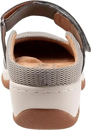 SoftWalk Arcadia Women's Shoes Cement : 10 N (AA), Mesh/Leather - Image 4
