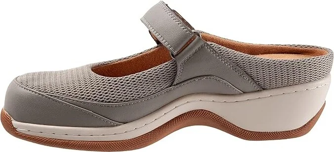 SoftWalk Arcadia Women's Shoes Cement : 10 N (AA), Mesh/Leather - Image 6
