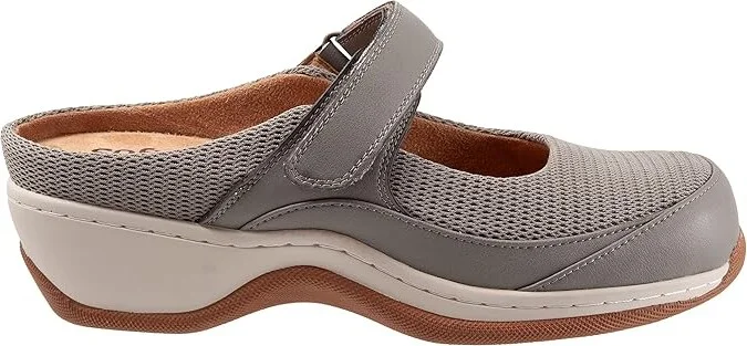 SoftWalk Arcadia Women's Shoes Cement : 10 N (AA), Mesh/Leather - Image 7