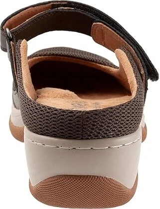 SoftWalk Arcadia Women's Shoes Dark Brown : 10.5 M (B), Mesh/Leather - Image 4