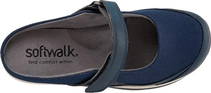 SoftWalk Arcadia Women's Shoes Navy : 5.5 M (B), Textile/Mesh/Leather - Image 2