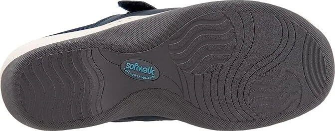 SoftWalk Arcadia Women's Shoes Navy : 5.5 M (B), Textile/Mesh/Leather - Image 3