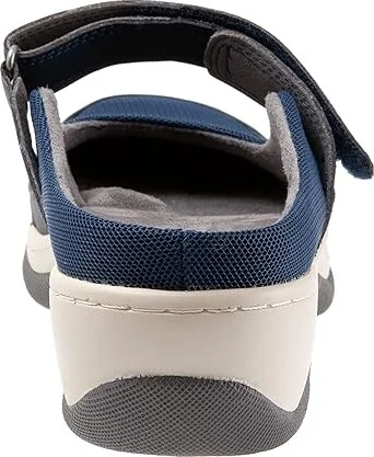 SoftWalk Arcadia Women's Shoes Navy : 5.5 M (B), Textile/Mesh/Leather - Image 4