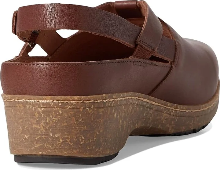SoftWalk Arica Women's Slippers Brown : 8 M (B), Leather/Rubber - Image 4