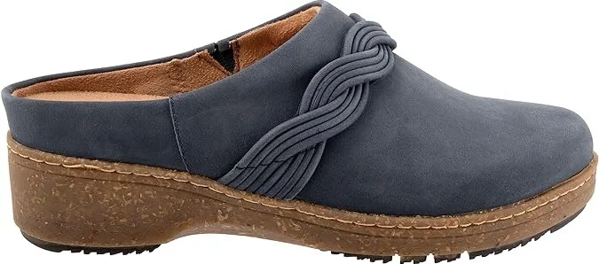 SoftWalk Arvada Twist Women's Shoes Navy Nubuck : 12 WW (EE) - Image 7