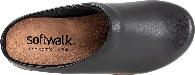 SoftWalk Arvada Women's Flat Shoes Black : 7 M (B), Leather - Image 2