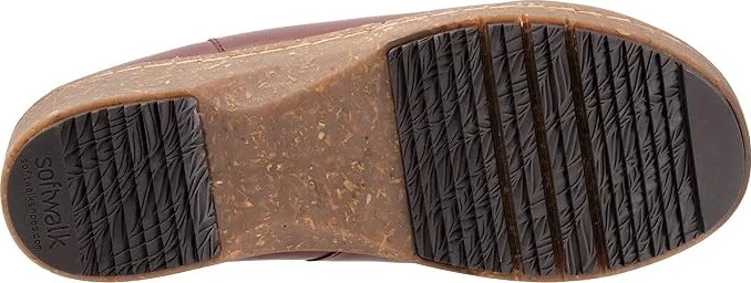 SoftWalk Arvada Women's Flat Shoes Dark Cherry : 6.5 W (D), Leather - Image 3