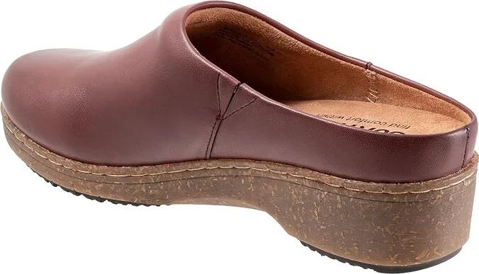 SoftWalk Arvada Women's Flat Shoes Dark Cherry : 6.5 W (D), Leather - Image 4