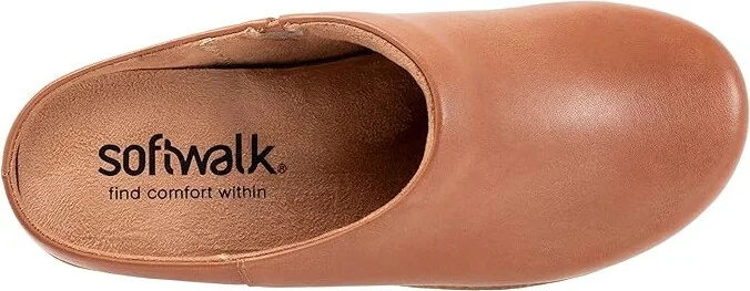 SoftWalk Arvada Women's Flat Shoes Luggage : 9.5 W (D), Leather - Image 2