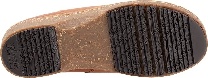 SoftWalk Arvada Women's Flat Shoes Luggage : 9.5 W (D), Leather - Image 3