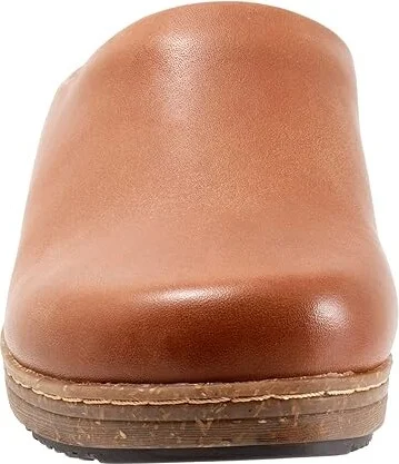 SoftWalk Arvada Women's Flat Shoes Luggage : 9.5 W (D), Leather - Image 5
