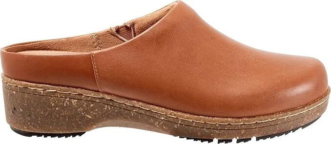 SoftWalk Arvada Women's Flat Shoes Luggage : 9.5 W (D), Leather - Image 7