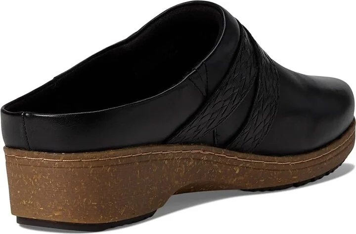SoftWalk Asmara Women's Slippers Black Embossed : 7.5 WW (EE), Leather/Polyester - Image 4