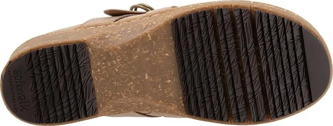 SoftWalk Asmara Women's Slippers Taupe Suede : 6 WW (EE), Leather/Polyester - Image 3