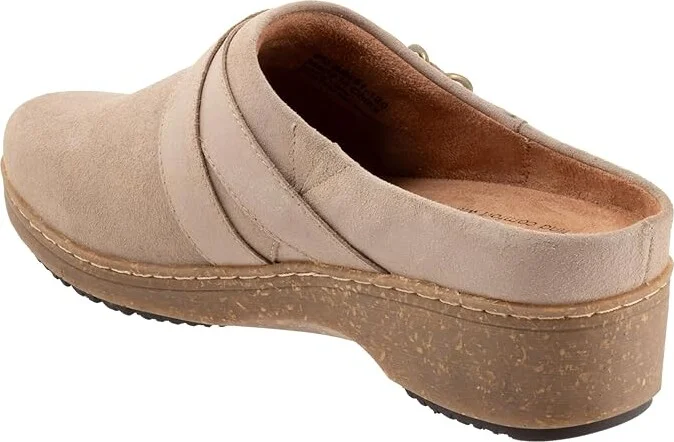 SoftWalk Asmara Women's Slippers Taupe Suede : 6 WW (EE), Leather/Polyester - Image 4