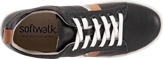 SoftWalk Athens Women's Shoes Black : 11 M (B), Leather - Image 2