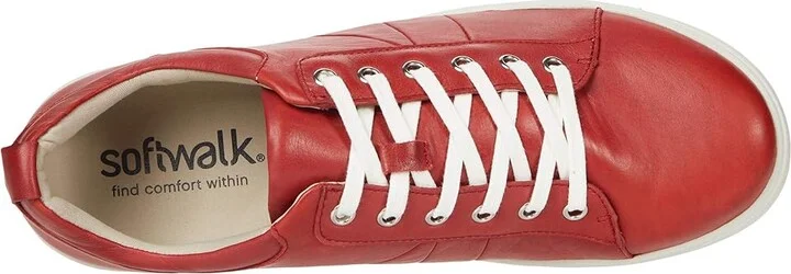 SoftWalk Athens Women's Shoes Dark Red Leather : 6 M (B) - Image 2