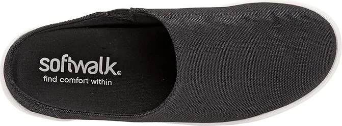 SoftWalk Auburn Women's Shoes Black Canvas : 9.5 M (B) - Image 2
