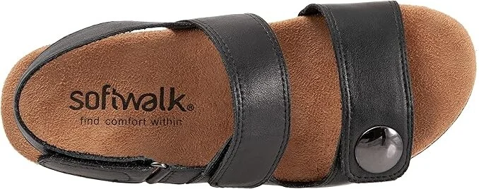 SoftWalk Beatrice Women's Shoes Black : 11 M (B), Leather - Image 2
