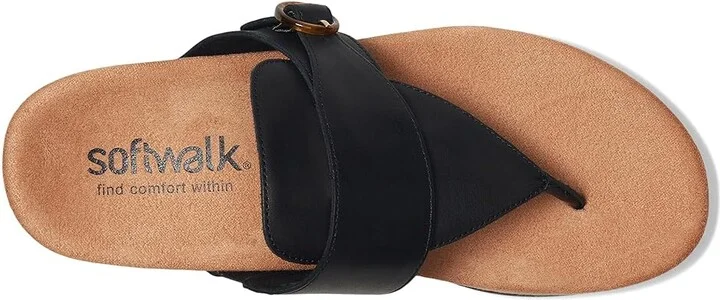 SoftWalk Belize Women's Shoes Black : 10 W (D), Leather - Image 2