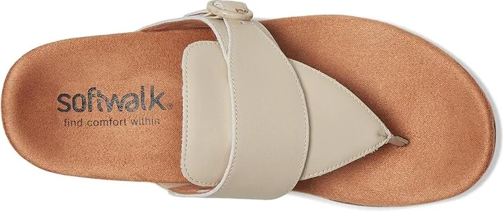 SoftWalk Belize Women's Shoes Ivory : 8.5 M (B), Leather - Image 2