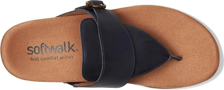 SoftWalk Belize Women's Shoes Navy : 5.5 M (B), Leather - Image 2