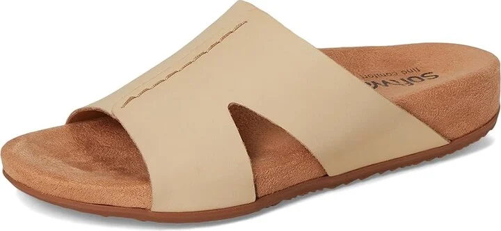 SoftWalk Beverly Women's Sandals Beige : 9.5 W (D), Leather - Image 5