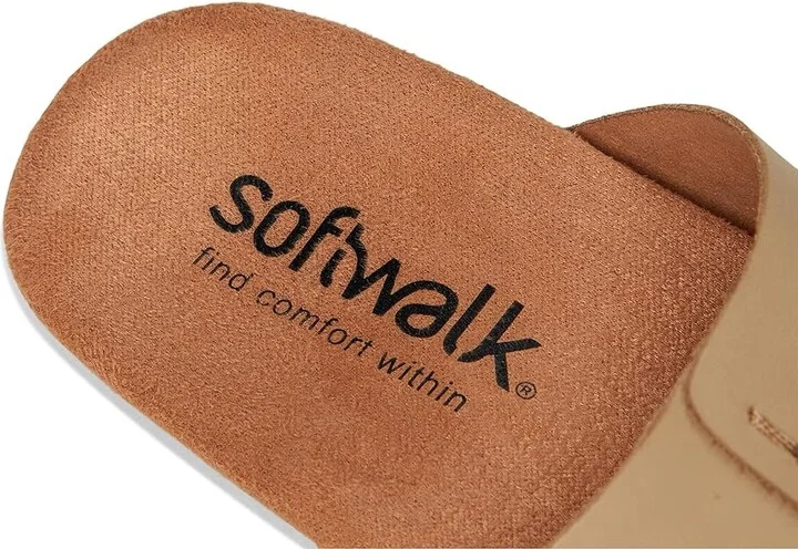 SoftWalk Beverly Women's Sandals Beige : 9.5 W (D), Leather - Image 7