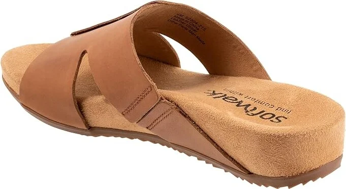 SoftWalk Beverly Women's Sandals Luggage : 6 W (D), Leather - Image 4