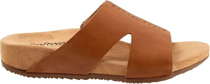 SoftWalk Beverly Women's Sandals Luggage : 6 W (D), Leather - Image 7