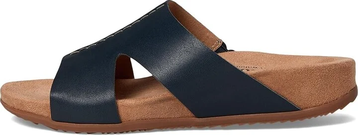 SoftWalk Beverly Women's Sandals Navy : 7.5 W (D), Leather - Image 6