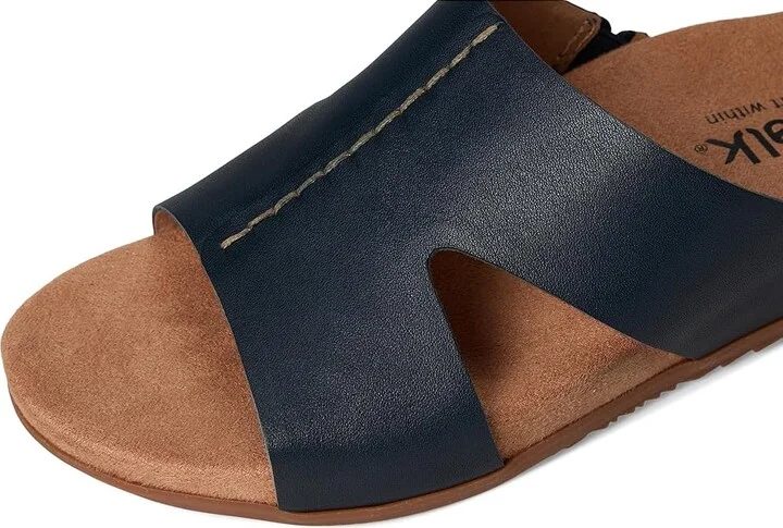 SoftWalk Beverly Women's Sandals Navy : 7.5 W (D), Leather - Image 7