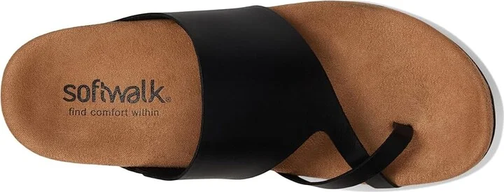 SoftWalk Blaine Women's Sandals Black : 12 M (B), Leather - Image 2